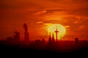 Sunset over Cologne