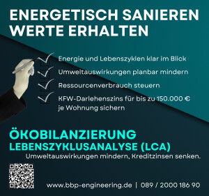 Umweltauswirkungen mindern, Kreditzinsen senken.