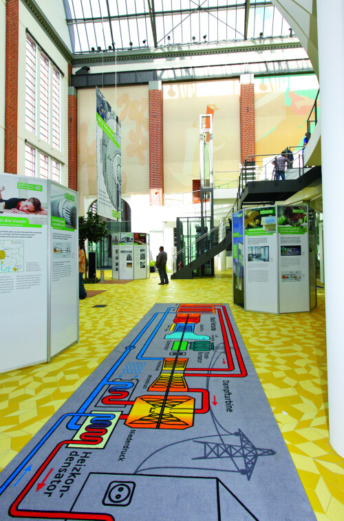 Wir drucken Ihr Wunschmotiv auf bis zu 20 m Länge. (Foto: Stadtwerke Düsseldorf)