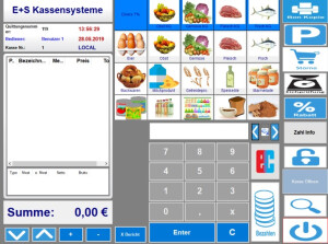 Kassensoftware Supermarkt, Lebensmittelhandel mit Waagenanbindung