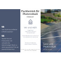 Fachbetrieb für Photovoltaik und Solar