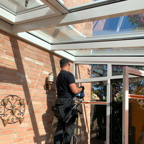 Wintergartenreinigung