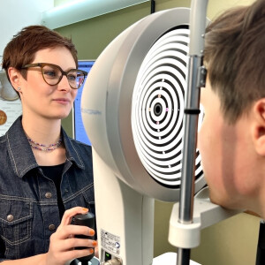 Kontaktlinsenanpassung