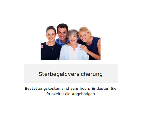 Sterbegeldversicherung