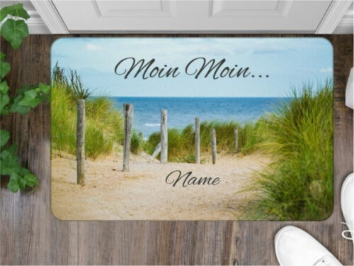 Fußmatte mit Foto bedrucken – Das Geschenk zum Einzug. Schmutzunempfindlich mit rutschfester Unterseite