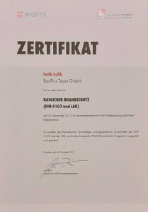 Zertifikat