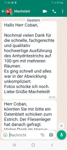Bewertung WhatsApp
