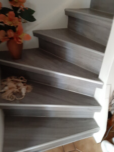 Treppe passgenau verlegen