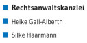 Bild: Gall-Alberth Heike, Haarmann Silke, Lerche Anke Rechtsanwaltskanzlei in Augsburg, Bayern