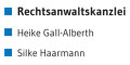 Bild: Gall-Alberth Heike, Haarmann Silke, Lerche Anke Rechtsanwaltskanzlei in Augsburg, Bayern
