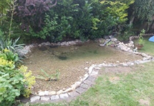 Teichbau und Pflasterarbeiten