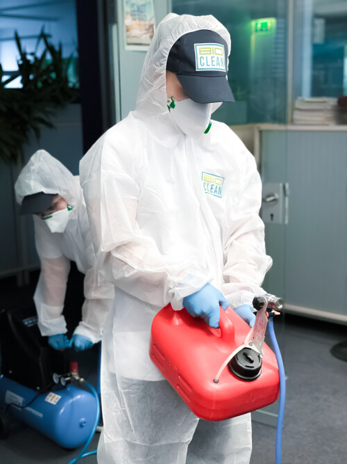 Desinfizierende Reinigung