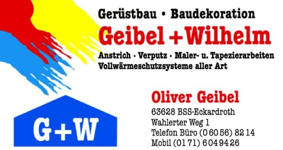 Logo Geibel und Wilhelm Baudekoration