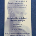 Bild: Gemeinschaftspraxis Praxisklinik f.Schmerztherapie Dres. B.Aichinger-Rachaniotis und Vassilios Rachaniotis in Augsburg, Bayern