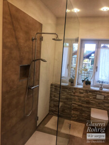 Begehbare Dusche