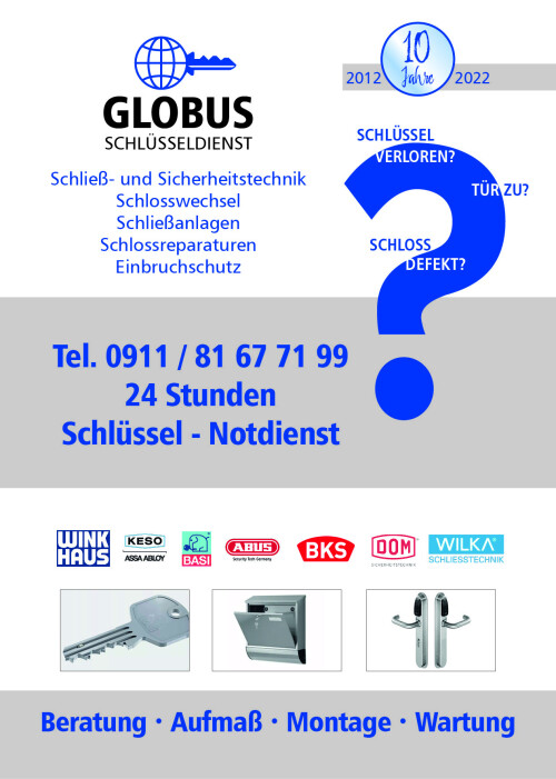 Globus Schlüsseldienst Nürnberg