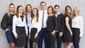 Teamfoto der Michael Graf Patientenanwälte Freiburg.