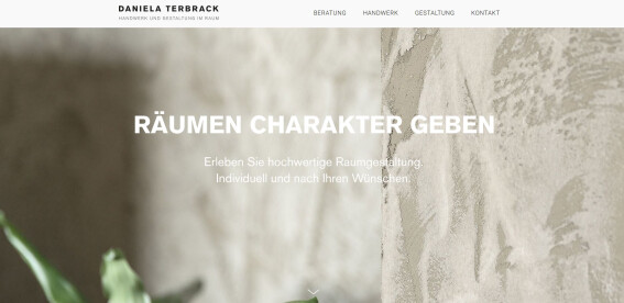 Screenshot Website Maler Gelsenkirchen