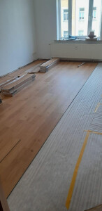 Laminatverlegung