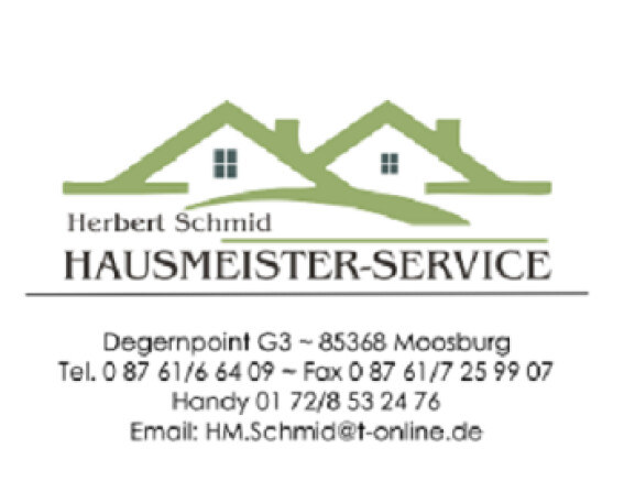 Logo Hausmeisterservice Schmid in Moosburg