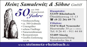 Unsere Standorte: Rheinbach, Bad Neuenahr, Sinzig