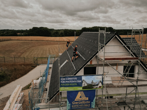 Installation einer Photovoltaikanlage Weitsicht- Projekt von Rheingas Krakow