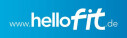 Logo hello fit Fitnessstudio Augsburg Mitte