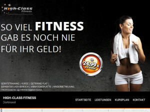 Logo High Class Fitness