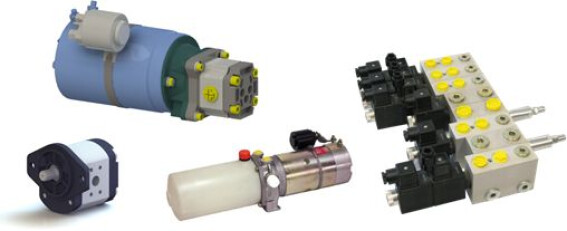 Kompaktaggregate und Elektropumpen, Zahnradpumpen und Motoren der Firma Jtekt HPI