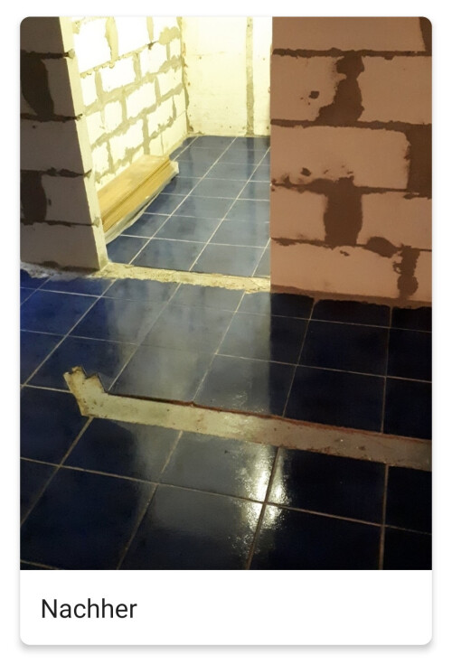 Nach der Grundreinigung