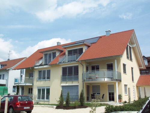 Die rechte Seite in Holzständerbauweise - komisch sieht man gar nicht