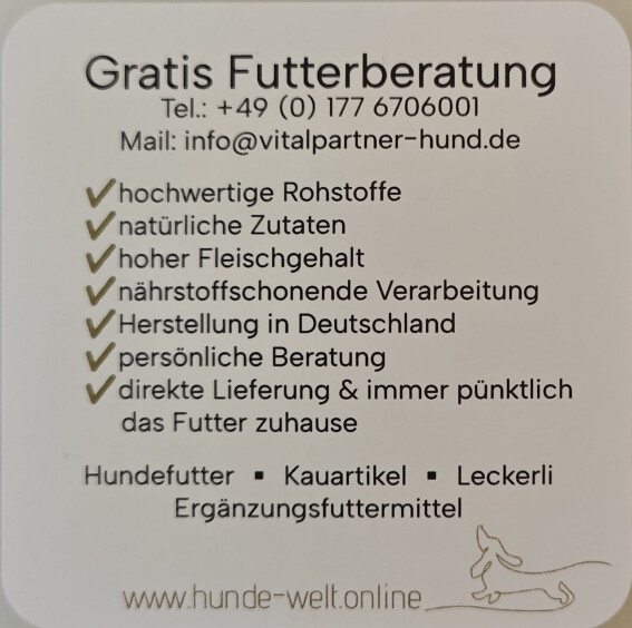 Visitenkarte Rückseite