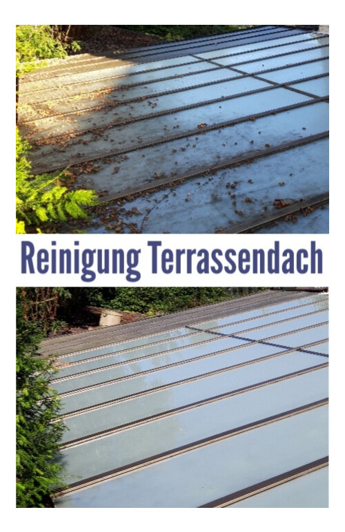 Terrassendach reinigen