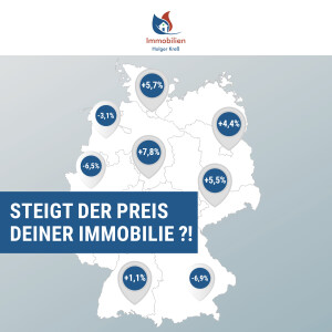 Steigt der Preis Ihrer Immobilie?
