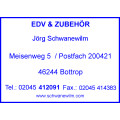 Jörg Martin Schwanewilm EDV & Zubehör