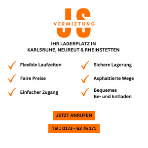 JS Vermietung - Dein Lagerraum in Karlsruhe und Umgebung