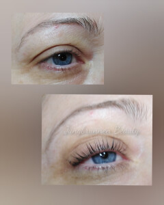 Wimpernlifting lange Wimpern