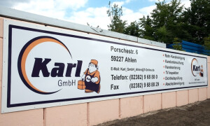 Frontansicht Firmengelände Porschestr. 6