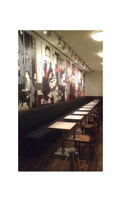 Ladenbau und Objekteinrichtung Cafés