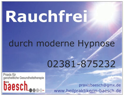 Rauchfrei durch moderne Hypnose