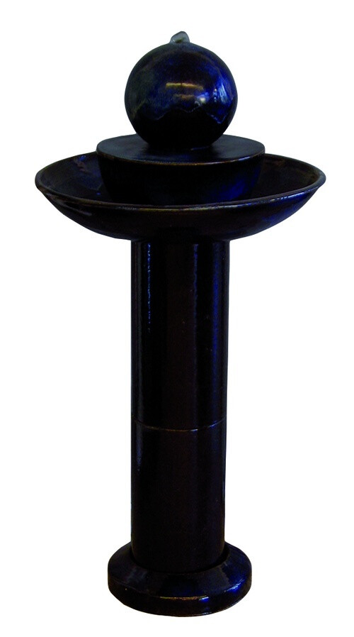 Saturnbrunnen mit runder Säule