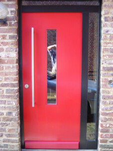 Haustür rot
