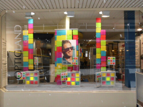 Kunterbunte Brillenkunst