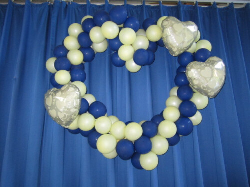 Ballonherz zur Hochzeit Deko
