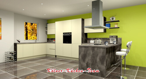 Nobilia. Grifflose Küche.