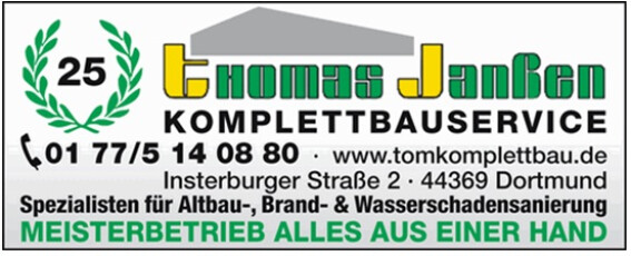 Komplettbauservice Thomas Janßen in Dortmund