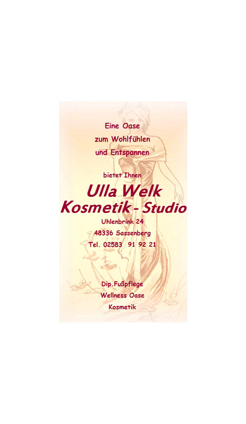 Kosmetikstudio Ulla Welk Sassenberg