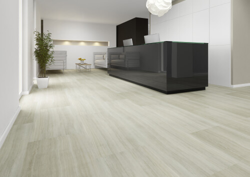 Empfangstresen und Wartebereich