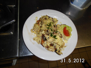 Spezialiät des Hauses: Maultaschen Graf Eberhard