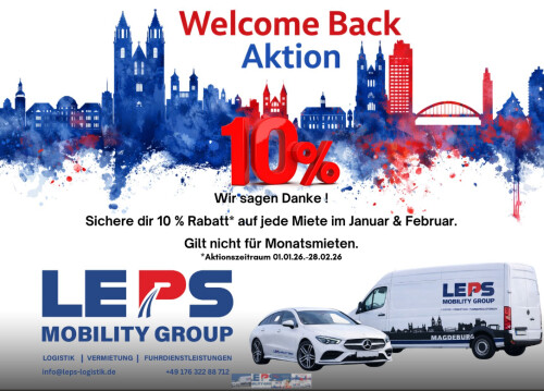Leps Mobility Group Welcome Back Aktion